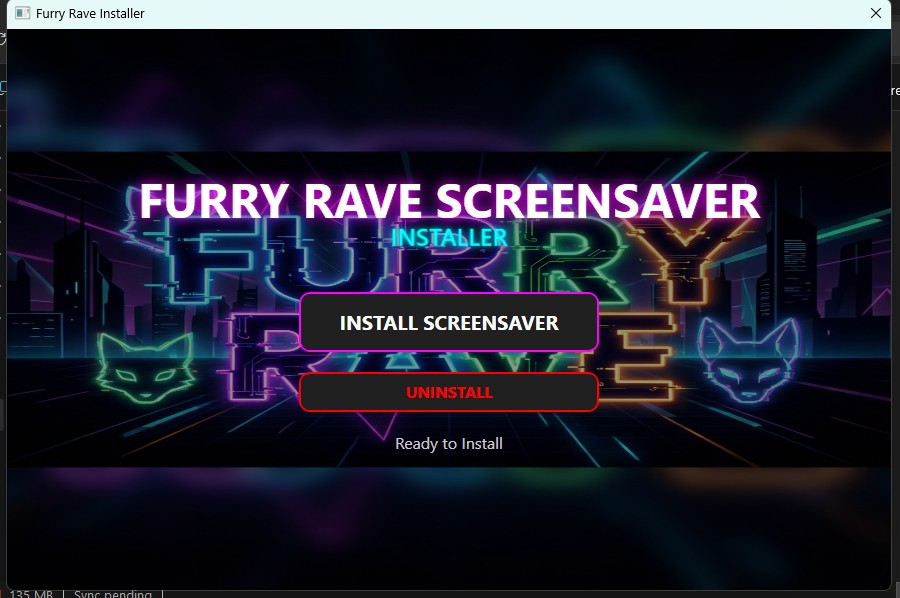 Furry Rave Screensaver