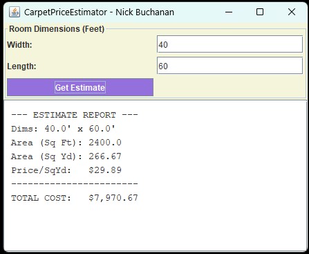 CarpetPriceEstimator.java