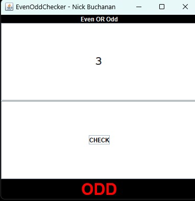 EvenOddChecker.java