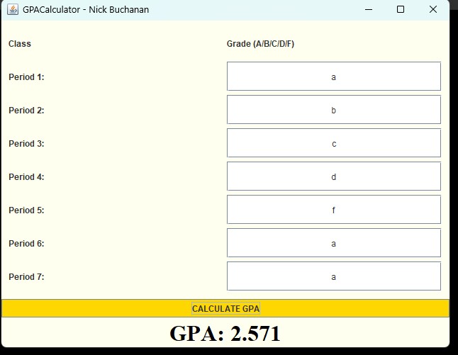 GPACalculator.java