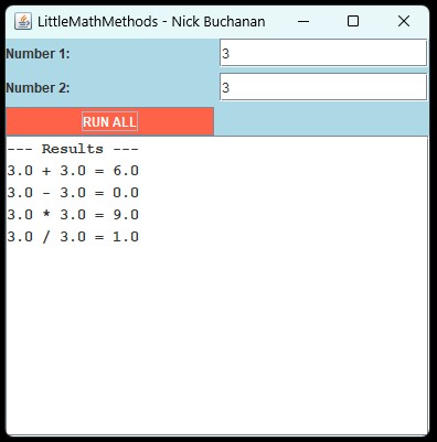 LittleMathMethods.java
