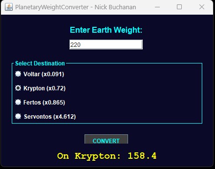 PlanetaryWeightConverter.java