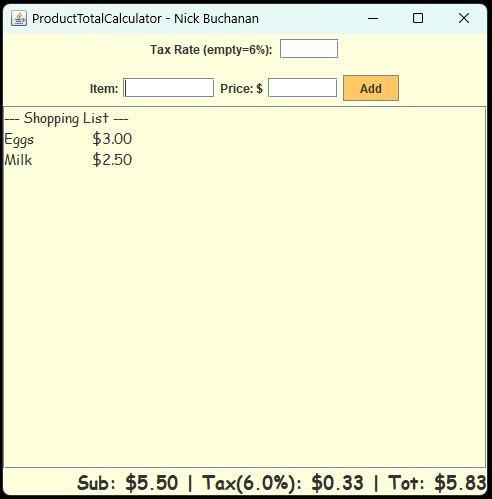 ProductTotalCalculator.java