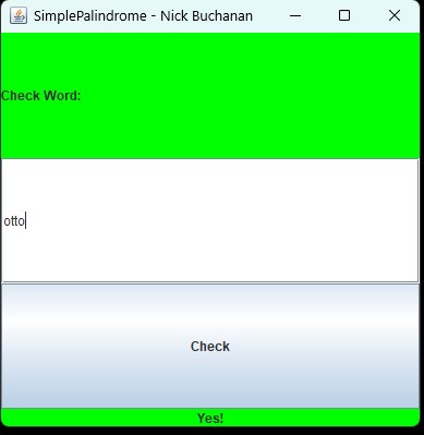 SimplePalindrome.java