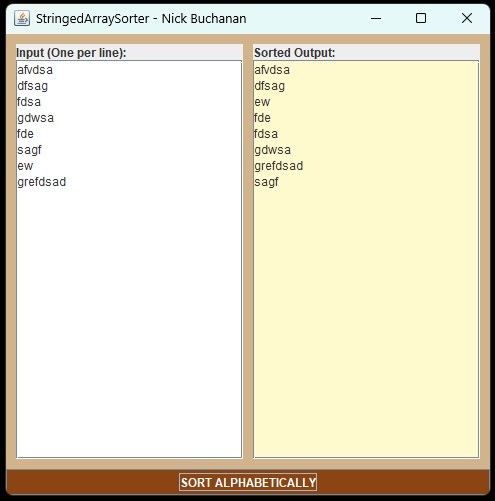 StringedArraySorter.java