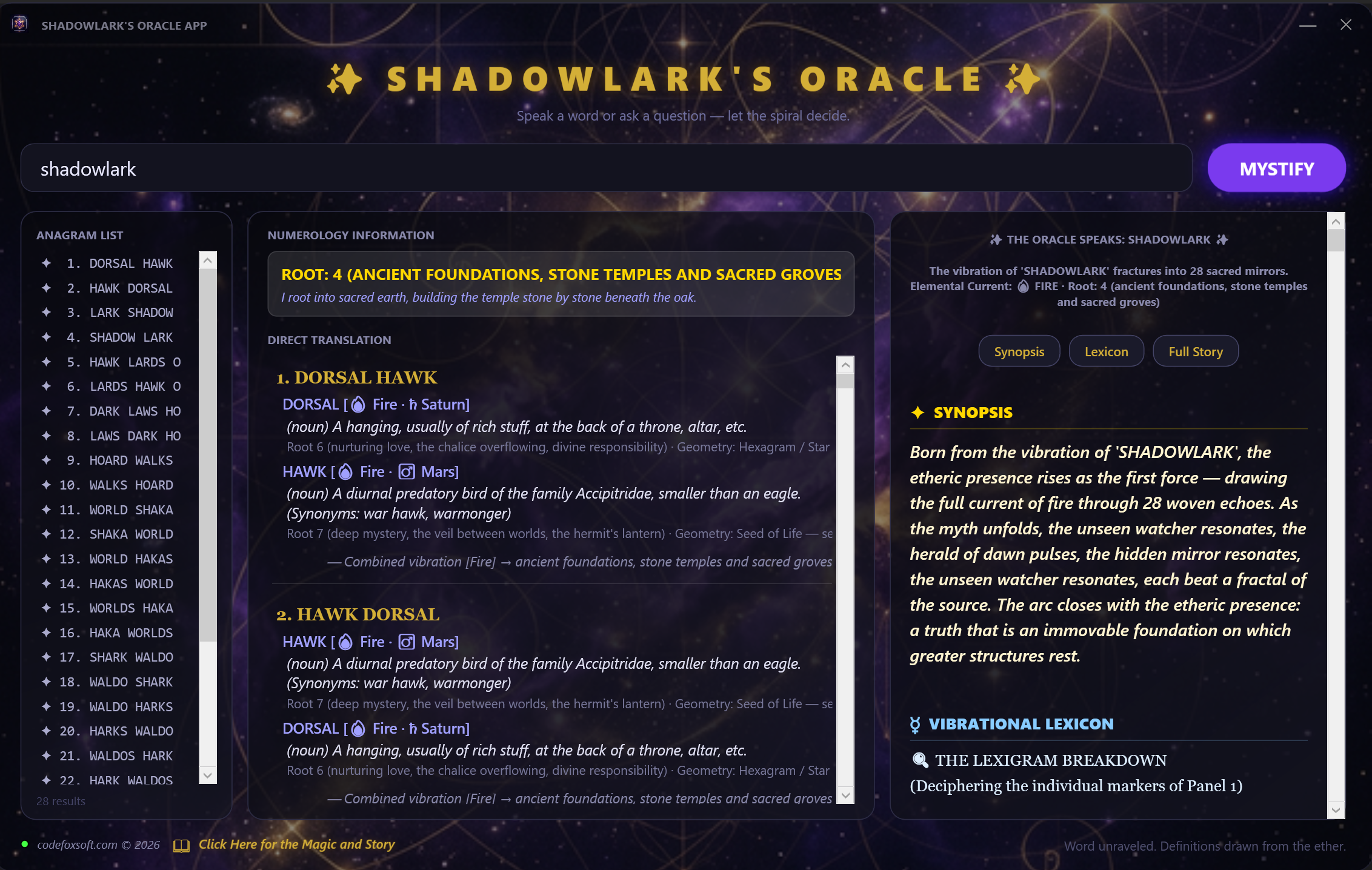 Shadowlark Oracle